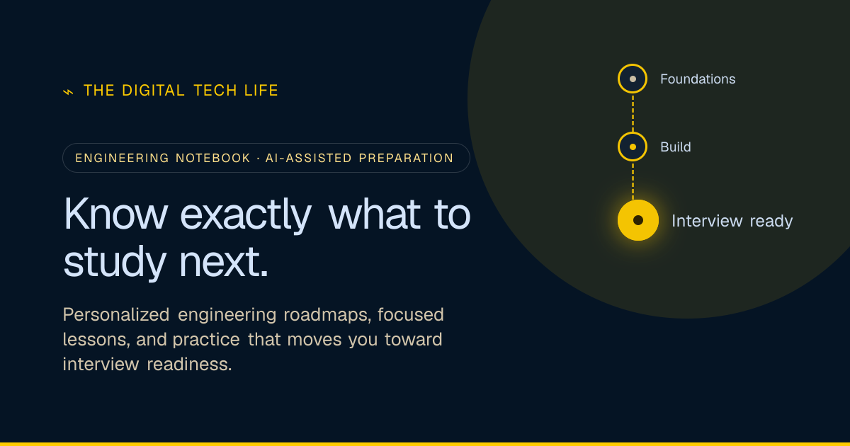 The Digital Tech Life — 官网预览图